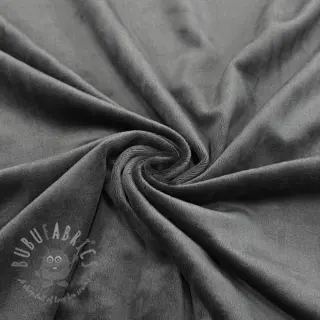 Tkanina elastyczny aksamit VELVET STRETCH dark grey