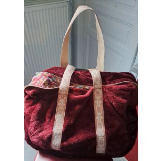 Sztuczne futro SMOOTH bordeaux