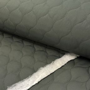 Pikowana tkanina Round moss green