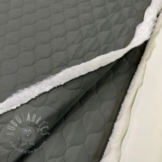 Pikowana tkanina Round moss green