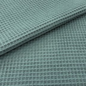 Wafel bawełniany cyan