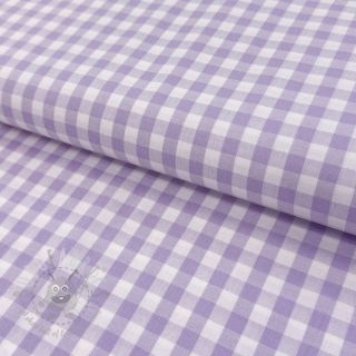 Bawełniana tkanina Check lilac