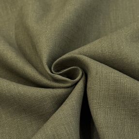 Len enzymatycznie prany dark moss green