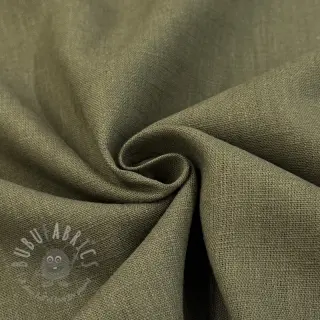 Len enzymatycznie prany dark moss green
