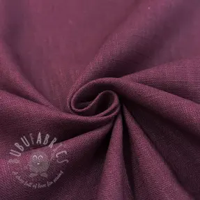 Len enzymatycznie prany wine red