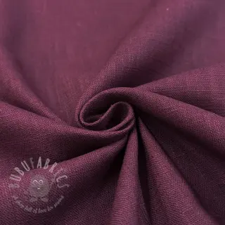 Len enzymatycznie prany wine red