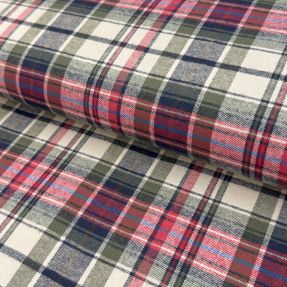 Bawełniana tkanina YARN DYED CHECK BRUSHED pickle