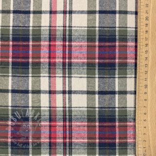 Bawełniana tkanina YARN DYED CHECK BRUSHED pickle