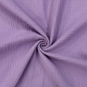 Muślin double gauze dark lilac