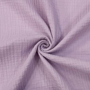 Muślin double gauze soft lilac