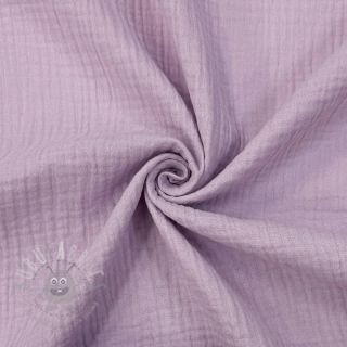 Muślin double gauze soft lilac